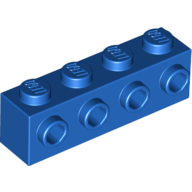 Brick 1X4 W. 4 Knobs - Bright Blue