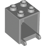 Mailbox, Casing 2X2X2 - Medium Stone Grey