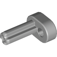 Plastic Motor, Crank/Cross - Medium Stone Grey