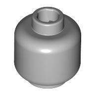 Mini Head - Medium Stone Grey