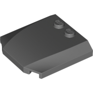 Plate 4X4X2/3 - Dark Stone Grey