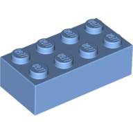 Brick 2X4 - Medium Blue