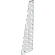 Left Plate W. Angle 3X12 - White