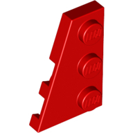 Left Plate 2X3 W/Angle - Bright Red