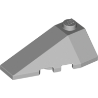 Left Roof Tile 2X4 W/Angle - Medium Stone Grey