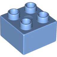 Duplo Brick 2X2 - Medium Blue