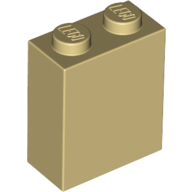 Brick 1X2X2 - Brick Yellow