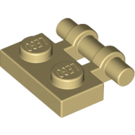 Plate 1X2 W. Stick - Brick Yellow