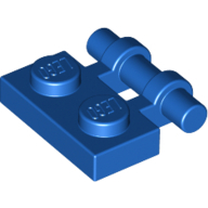 Plate 1X2 W. Stick - Bright Blue