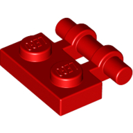 Plate 1X2 W. Stick - Bright Red