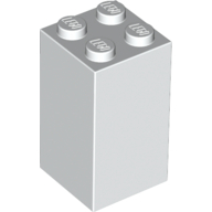 Brick 2X2X3 - White