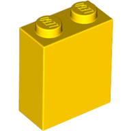 Brick 1X2X2 - Bright Yellow