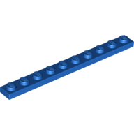 Plate 1X10 - Bright Blue