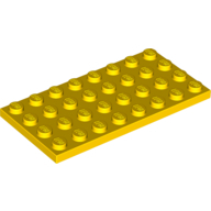Plate 4X8 - Bright Yellow