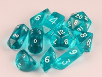 10 piece Hybrid Translucent - Aqua