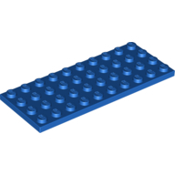 Plate 4X10 - Bright Blue