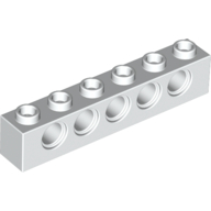 Brick 1X6, Minuscule4,9 - White