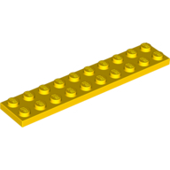 Plate 2X10 - Bright Yellow