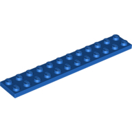Plate 2X12 - Bright Blue
