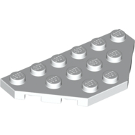 Corner Plate 3X6 - White