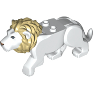 Lion, No. 3 - White