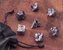 Snow Obsidian 12mm Dwarven Stones