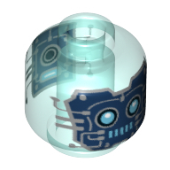 Mini Head, No. 3343 - Transparent Light Blue