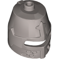 Mini Knight`S Helmet Closed - Silver Metallic