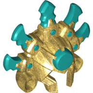 Mini Helmet, No. 334 - Warm Gold
