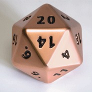 Copper Heavy Metal Giant d20