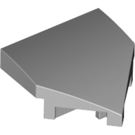 Plate W/ Bow 2X2X2/3, 45 Deg. - Medium Stone Grey