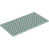 Plate 8X16 - Aqua