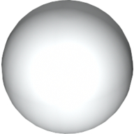Dia. 19 Wheel Ball - White