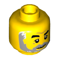 Mini Head No. 2590 - Bright Yellow
