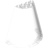 Cone, Half 8X4X6 - Transparent