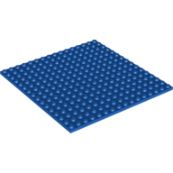 Plate 16X16 - Bright Blue