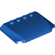 Plate 4X6X2/3 - Bright Blue
