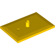 Bogie Plate 4X6 - Bright Yellow