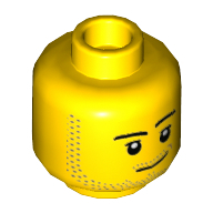 Mini Head, No. 2523 - Bright Yellow