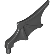 Animal Wing W/Shaft 4Mm - Black