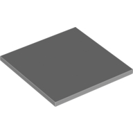 Flat Tile 6X6 - Medium Stone Grey