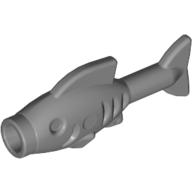 Fish W. Knob - Silver Metallic