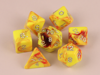 7 piece Toxic - Red/Yellow