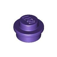 Plate 1X1 Round - Medium Lilac