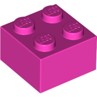 Brick 2X2 - Bright Purple