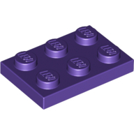 Plate 2X3 - Medium Lilac