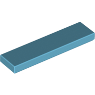 Flat Tile 1X4 - Medium Azur