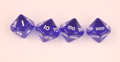 D10,000 translucent blue set