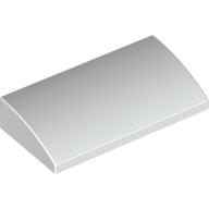 Plate W. Bow 2X4X2/3 - White