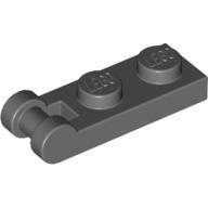 Plate 1X2 W/Shaft Minuscule3.2 - Dark Stone Grey